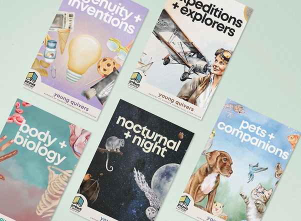 Colorful Arrows of Wonder lesson pages